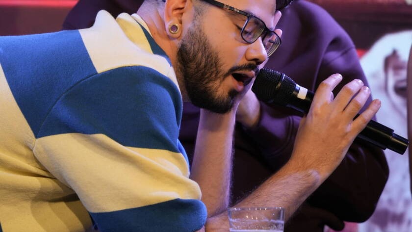 Stand-up moment at Madrid Comedy Festival 2025
