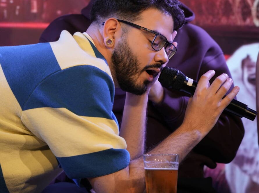 Stand-up moment at Madrid Comedy Festival 2025