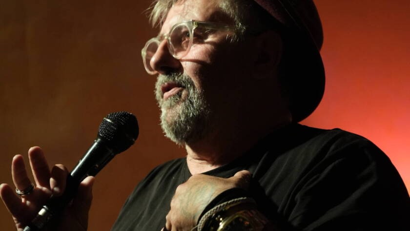 International comedian performing live in Madrid at MCF