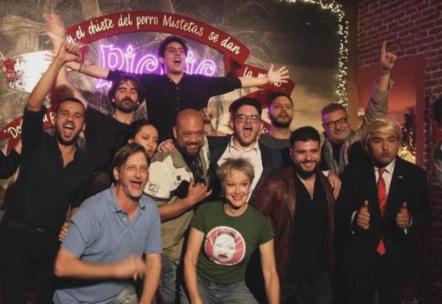 Audience laughing during a live show at Madrid Comedy Festival