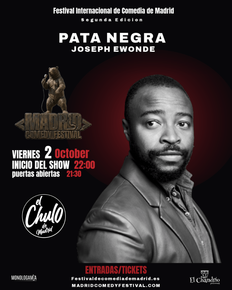 Cartel de Pata Negra con Joseph Ewonde Jr.