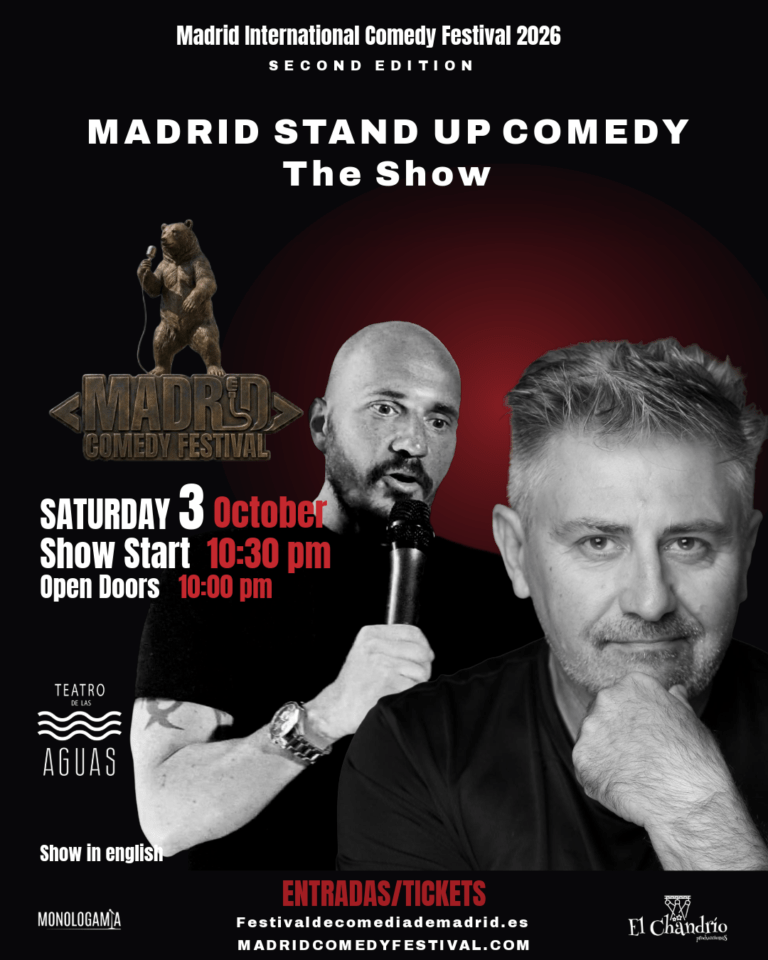 Cartel de Madrid Stand Up Comedy: The Show