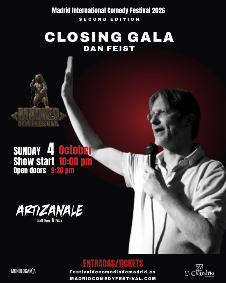 Cartel de Gala de clausura con Dan Feist