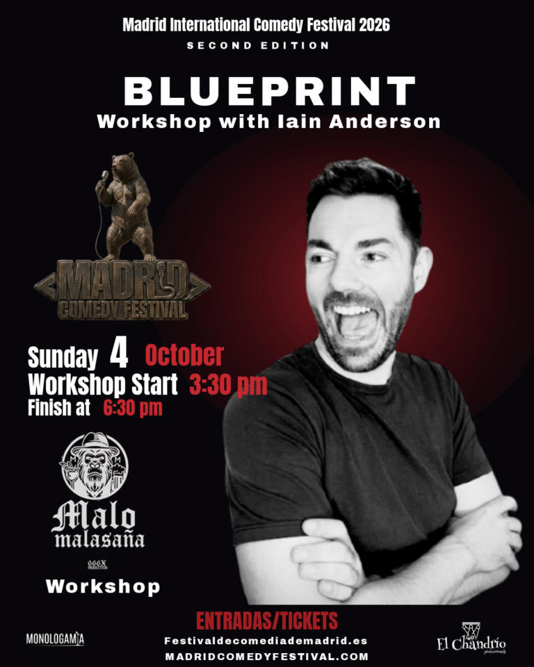 Cartel de Blueprint: taller con Iain Anderson