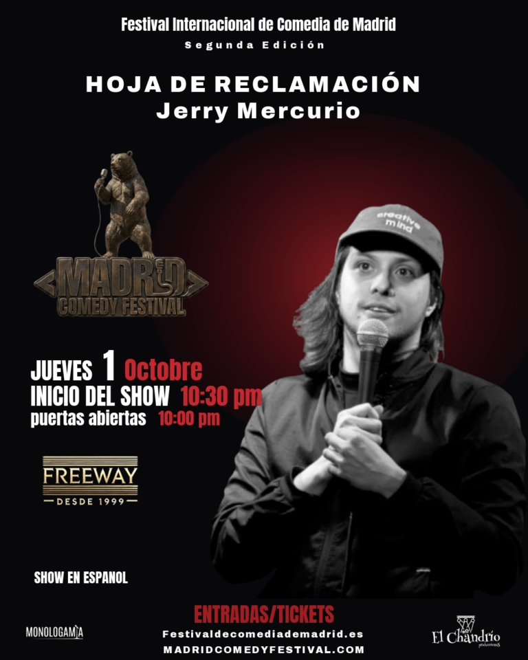 Cartel de Hoja de Reclamación con Jerry Mercurio
